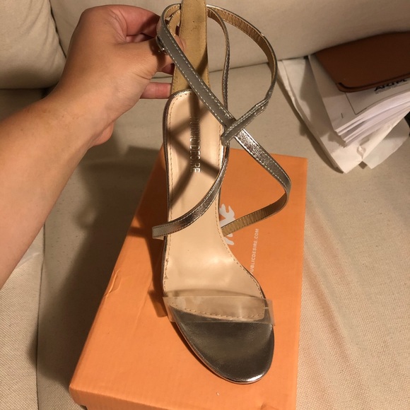 Public Desire Silver Heels - Picture 1 of 5